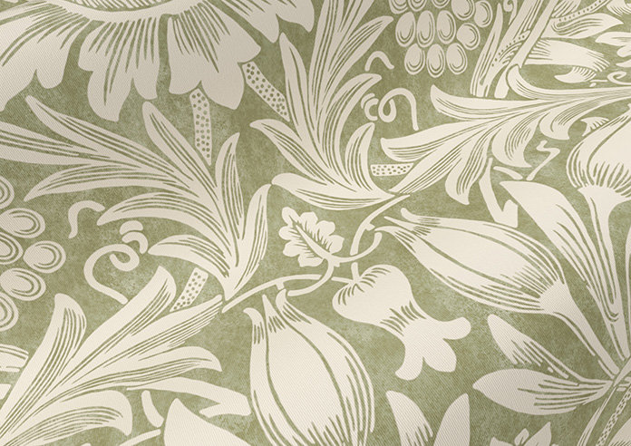 William Morris At Home Sunflower, Artichoke - Roller Blind - Image 4